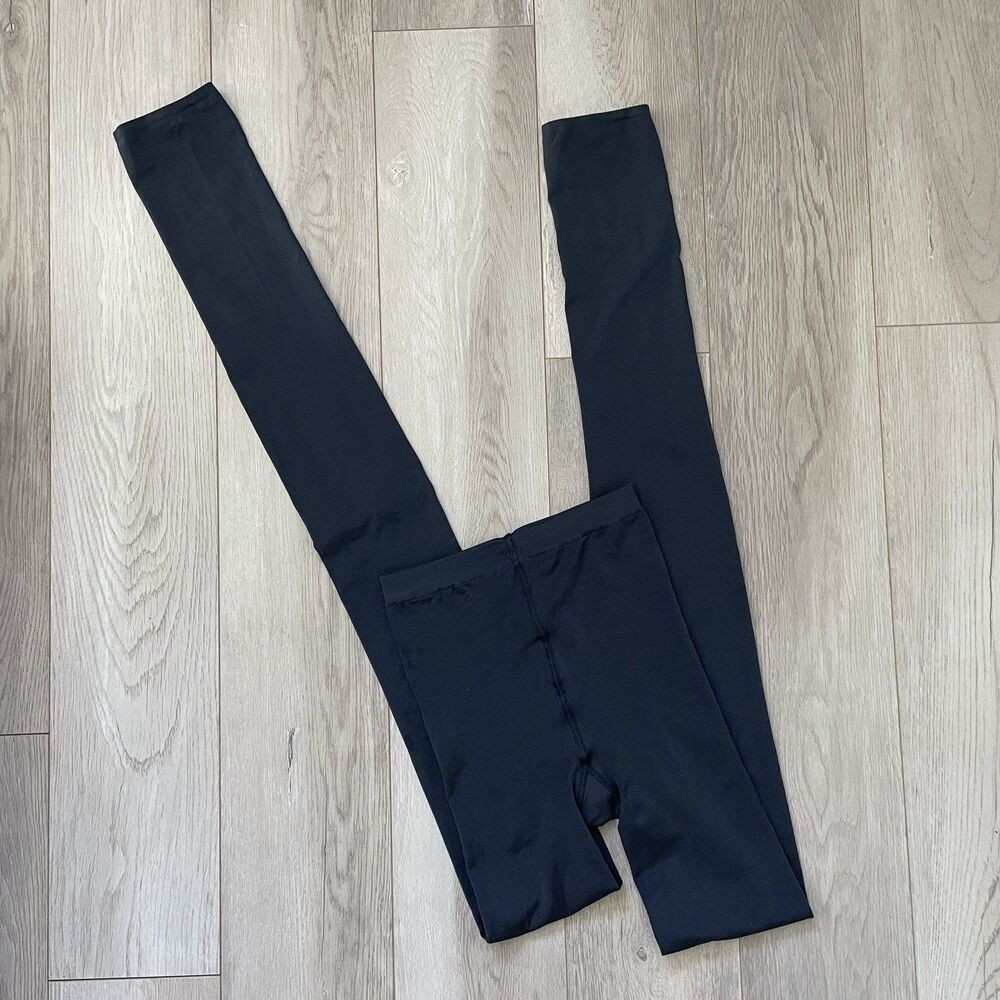 Wolford Semi-Sheer Tights full length womens Navy Blue (medium) formal winter